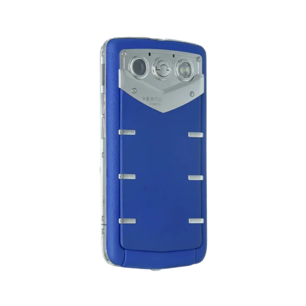 VERTU QUEST POLISH SS PEAT LTR RM-582V CN CLASSIC KEYPAD PHONE -BLUE - Image 3