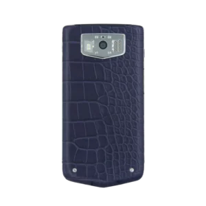 CONSTELLATION RETRO ALLIGATOR LEATHER CLASSIC PHONE C DARK BLUE