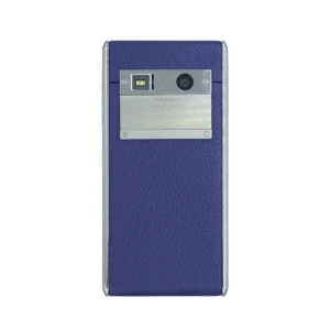 ASTER T CLASSIC CALF LEATHER PHONE C BLUE