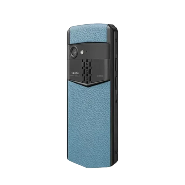 ASTER P GOTHIC CALFSKIN PHONE C BLUE - Image 2