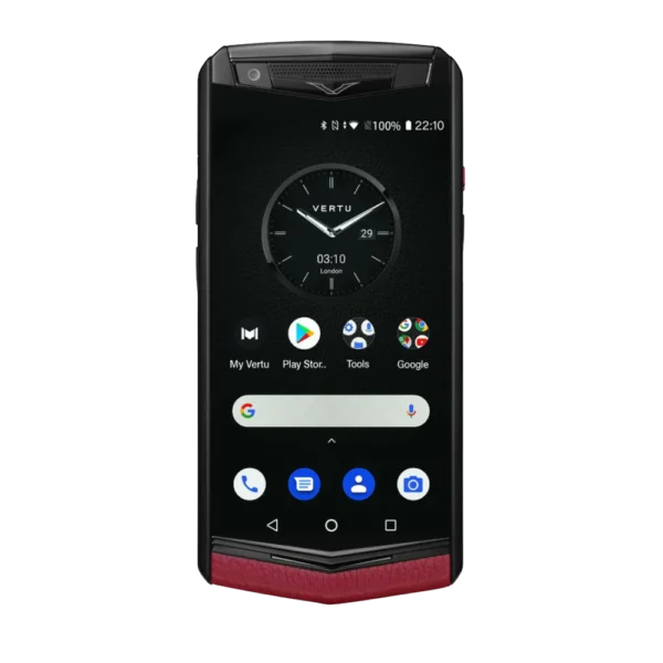 ASTER P GOTHIC CALFSKIN PHONE C RASPBERRY RED - Image 2