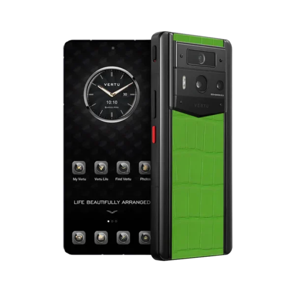 METAVERTU 2 ALLIGATOR SKIN WEB3 AI PHONE C GREEN