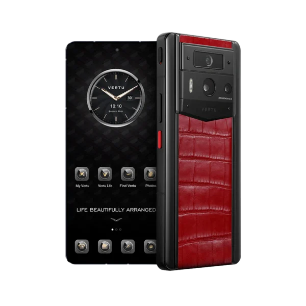 METAVERTU 2 ALLIGATOR SKIN WEB3 AI PHONE C FLAME RED