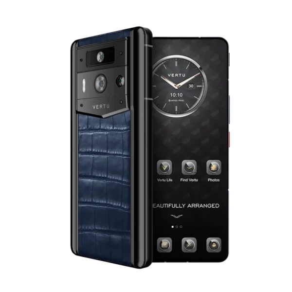 METAVERTU 2 ALLIGATOR SKIN WEB3 AI PHONE C BLUE