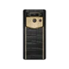 METAVERTU 2 LUXURY CUSTOM-MADE GOLD V-SHAPED WITH DIAMONDS ALLIGATOR SKIN WEB3 AI PHONE BLACK - Image 2