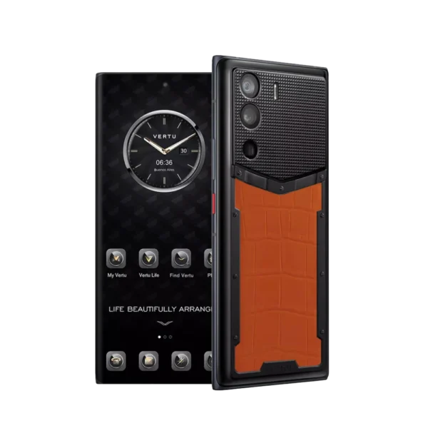 METAVERTU ALLIGATOR SKIN 5G WEB3 PHONE C ORANGE