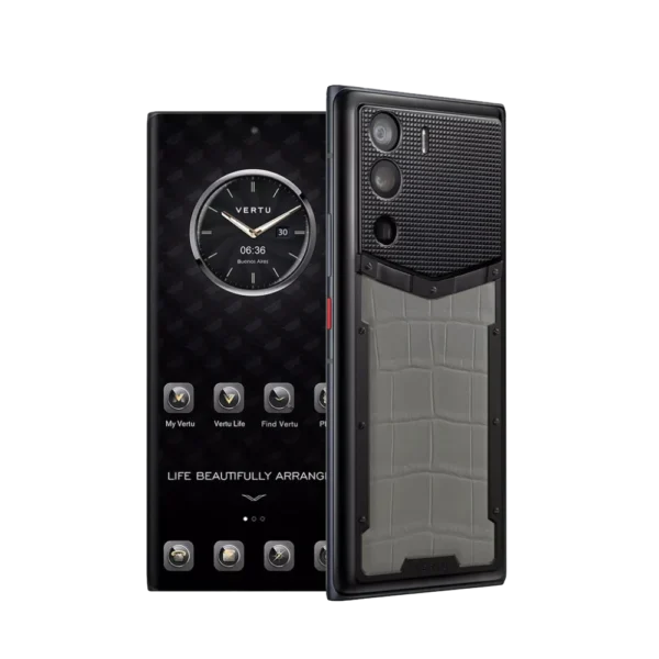 METAVERTU ALLIGATOR SKIN 5G WEB3 PHONE C GREY