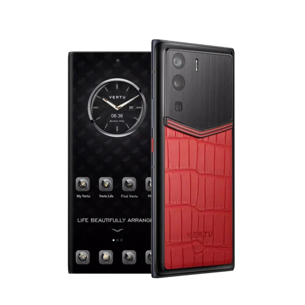 METAVERTU ALLIGATOR SKIN 5G WEB3 PHONE C FLAME RED