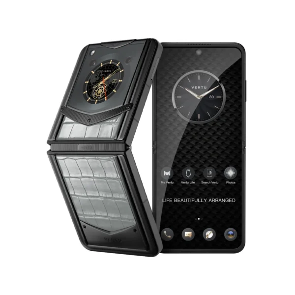 VERTU? IRONFLIP ALLIGATOR SKIN SERIES-ELEPHANT GREY