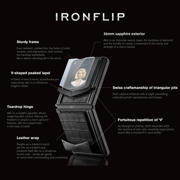 VERTU IRONFLIP ALLIGATOR SKIN SERIES - Image 3