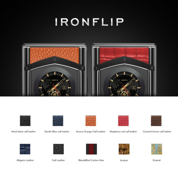 VERTU? IRONFLIP CALFSKIN SERIES-CARAMEL BROWN - Image 6