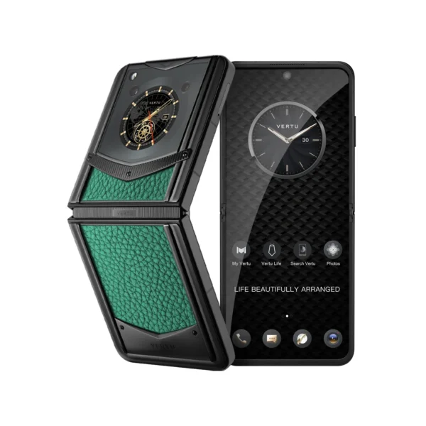 VERTU? IRONFLIP CALFSKIN SERIES-VERONA GREEN