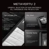 METAVERTU 2 WHITE ALLIGATOR SKIN WEB3 AI PHONE WHITE (SILVER CASE) - Image 2