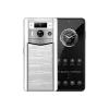 METAVERTU 2 WHITE ALLIGATOR SKIN WEB3 AI PHONE WHITE (SILVER CASE)