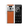 METAVERTU 2 WHITE CALFSKIN WEB3 AI PHONE ORANGE (SILVER CASE)